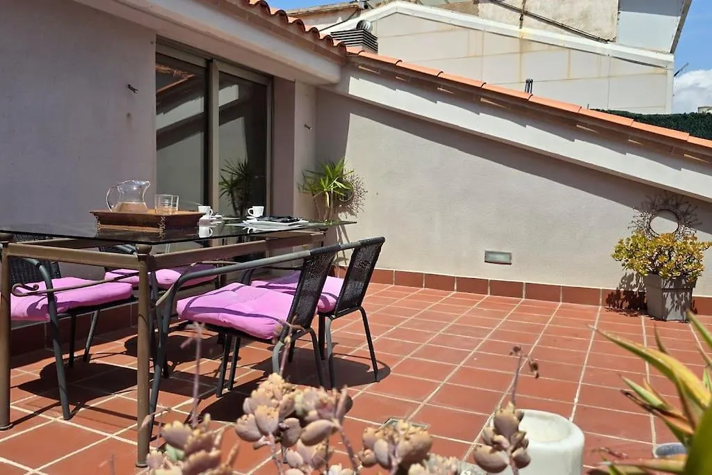 Penthouse 100M From Sea With Terrace, Near Bcn Apartment Mataro Spain