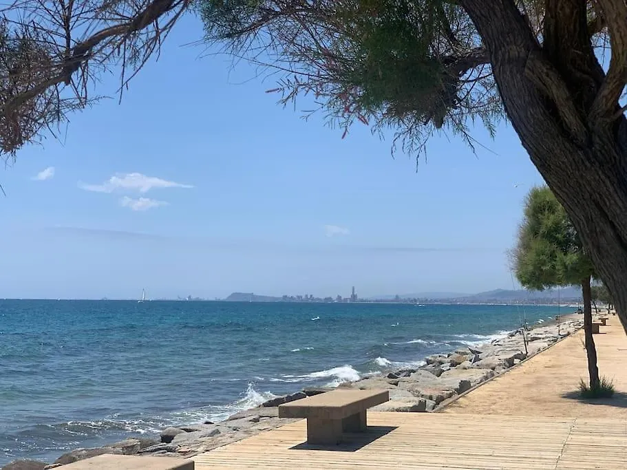 Penthouse 100M From Sea With Terrace, Near Bcn Apartment Mataro